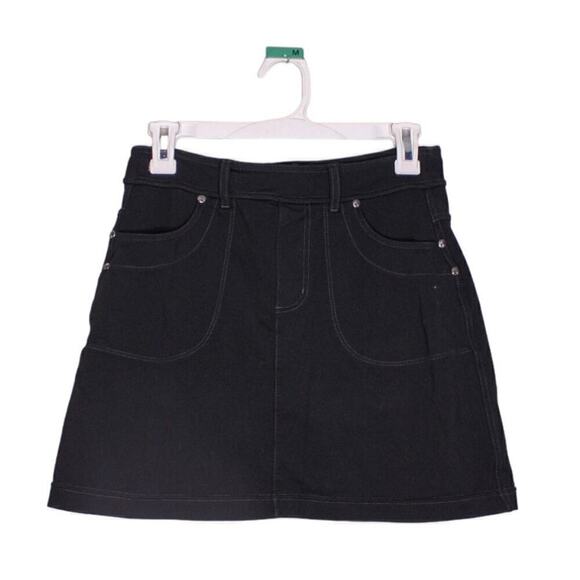 Athleta Dresses & Skirts - Athleta Mini Skirt Stretch Under Shorts Black Size XS